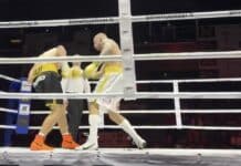 Näyttävä tyrmäys Turku Fight -tapahtumassa! Nikita Nystedt löi vastustajansa kanveesiin Nikita Nystedt