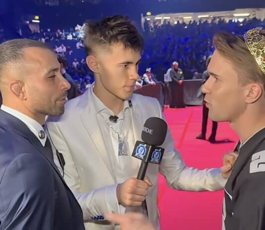 Muistatko tämän? Makwan Amirkhani löi Stagalaa ja tuhosi tämän kruunun viime Ice Cagessa Makwan Amirkhani