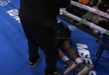 Karmea hetki nyrkkeilyottelussa! Joseph George menetti tajuntansa istuuduttuaan kulmaukseen Joseph George