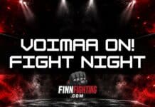 VOIMAA ON Fight Night 13.06.2026 – tässä ohjelma, aikataulu ja TV Voimaa On! Fight Night