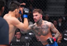 Cody Garbrandt sai potkuja munille, oksensi häkissä ja voitti ottelun UFC 326:ssa Cody Garbrandt