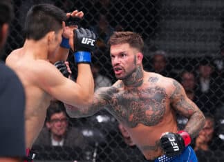 Cody Garbrandt sai potkuja munille, oksensi häkissä ja voitti ottelun UFC 326:ssa Cody Garbrandt