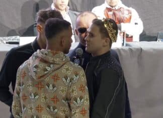 Makwan Amirkhani poistui kesken Ice Cagen pressin – antoi kovan lupauksen Stagalalle Makwan Amirkhani