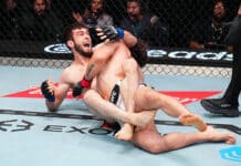 Harvinaista herkkua! UFC:ssä nähtiin historian neljäs twister-lopetus Murtazali Magomedov