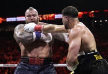 Kohuottelu päättyi odotetulla tavalla – Tommy Fury pistenyrkkeili voiton Eddie Hallista Tommy Fury Eddie Hall