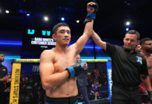 Uusi haastaja UFC:n kevytsarjaan – Akbar Abdullaev jysäytti hirmuisen tyrmäyksen Contender Seriesissä Akbar Abdullaev