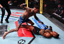 Hurja tyrmäys UFC:ssä – Andre Fili nukutti vastustajansa täydellisellä yläpotkulla Andre Fili